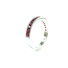 Load image into Gallery viewer, Ruby band with Miligrain