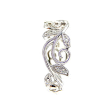 Load image into Gallery viewer, Diamond Open Leaf Ring