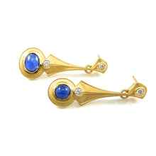 Load image into Gallery viewer, Cleopatra Sapphire Earrings