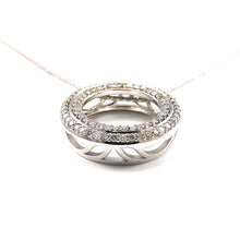 Load image into Gallery viewer, Open Frame Diamond Slide Pendant