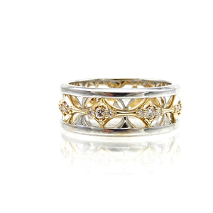 Diamond Two Tone Band